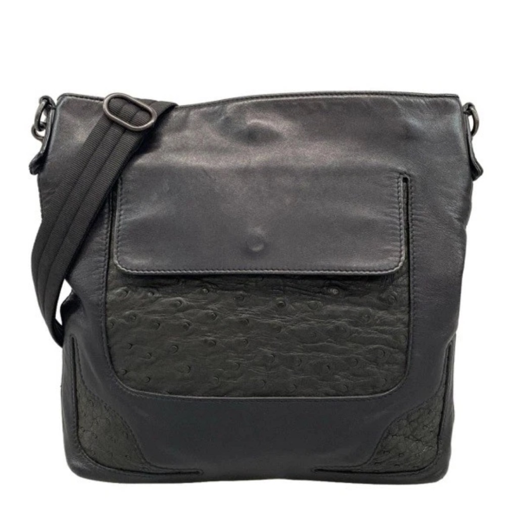 Bottega Veneta Black Leather Shoulder Bag Bottega Veneta Black Leather Shoulder Bag